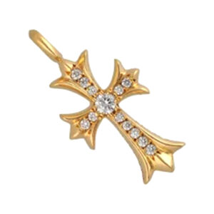 スモールCHクロスwペイル 22Kパヴェダイヤ