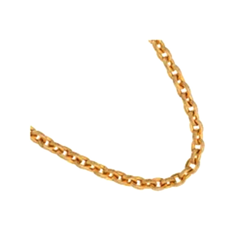 ペーパーチェーンネックレス 20インチ22K